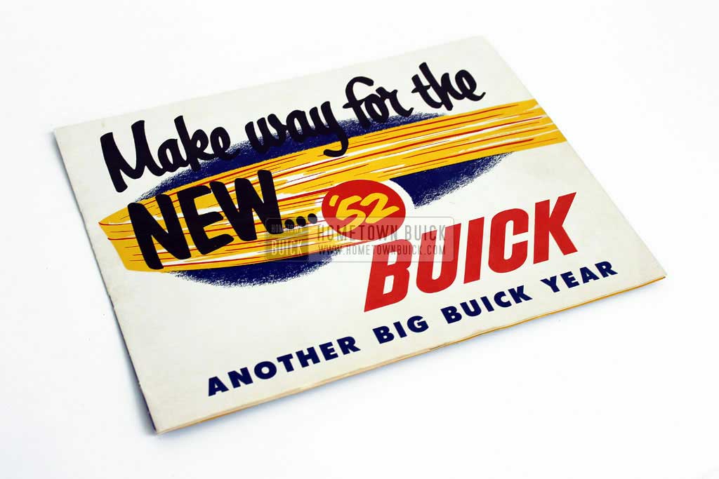 1952 Buick Announcement Material Brochure 01