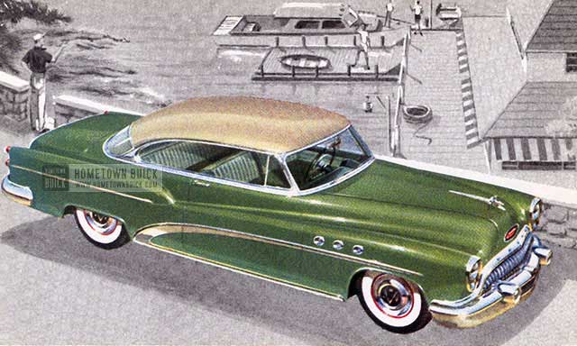 1953 Buick Super Postcard 1953 Buick Super