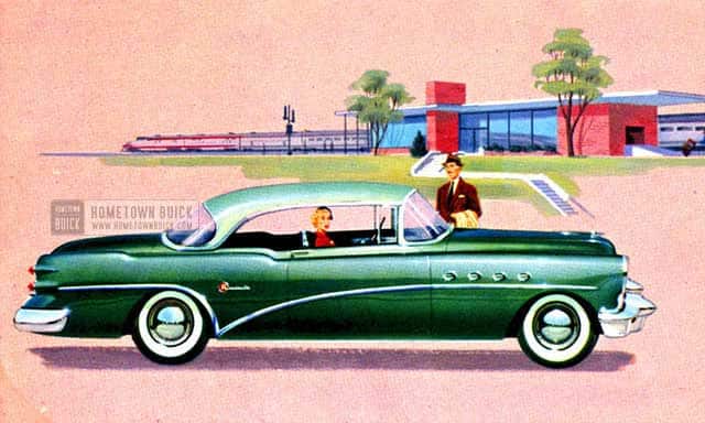 1954 Buick Roadmaster Postcard 1954 Buick Roadmaster