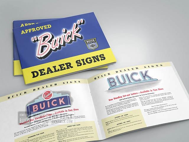 1950s Buick Dealer Signs Brochure 02