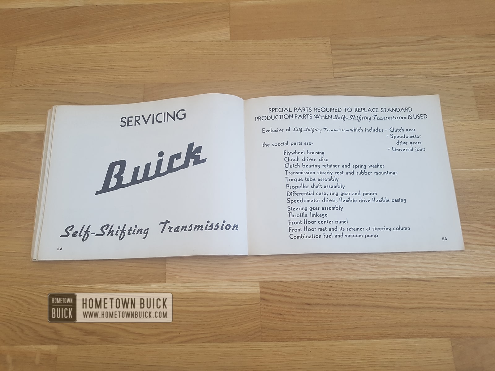 1938 Buick Special Self-Shifting Transmission Shop Manual 2 Service Books in 1