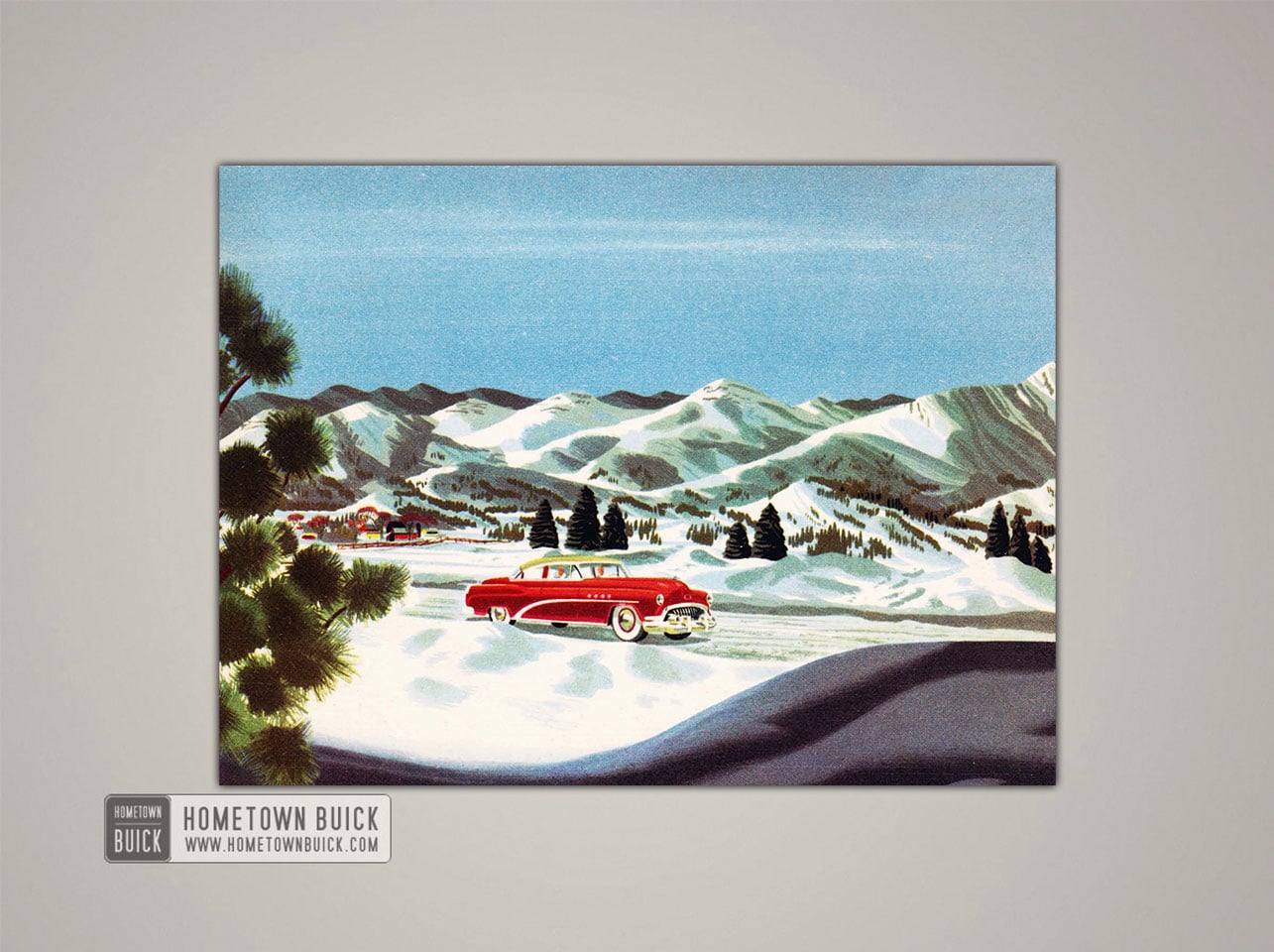 1952 Buick Christmas Card