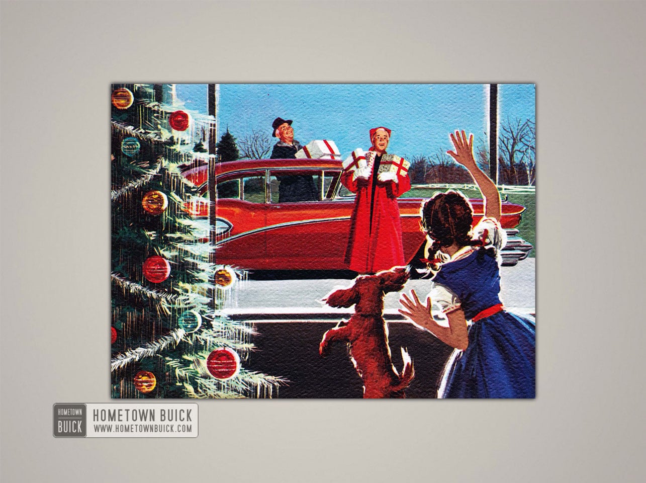 1958 Buick Christmas Card