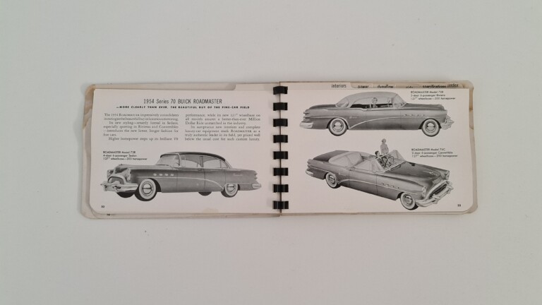 1954 Buick Canadian Dealer Facts Book (ORIGINAL) - Image 5