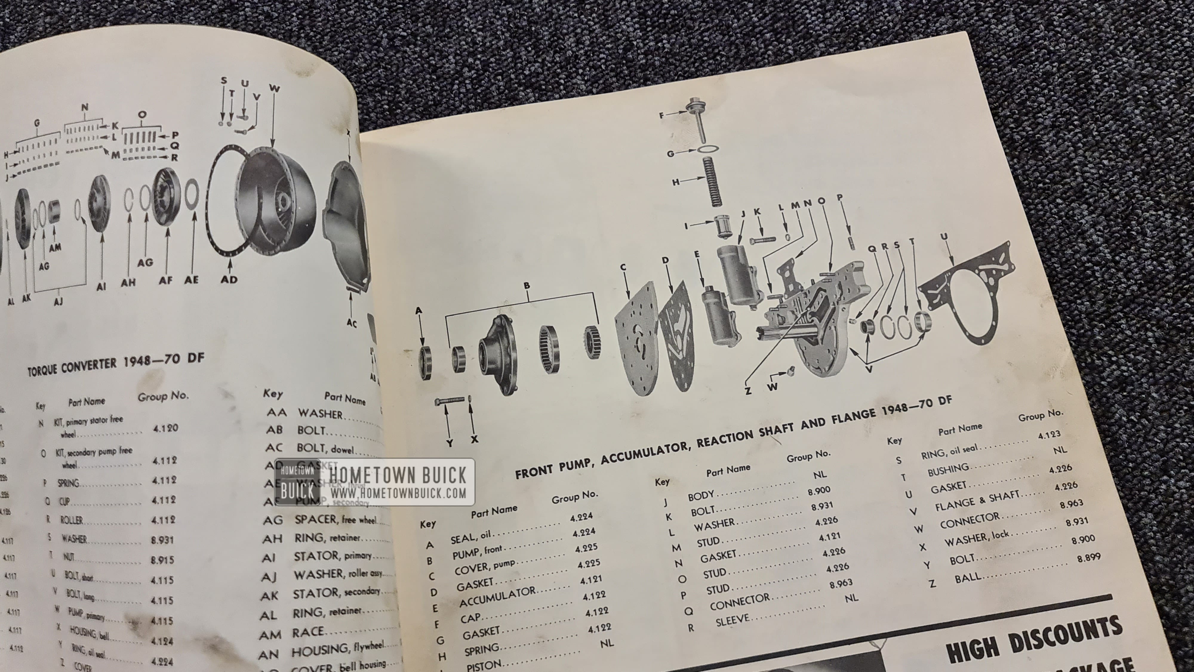 1951 Buick Wholesale Parts Guide (ORIGINAL) - Hometown Buick