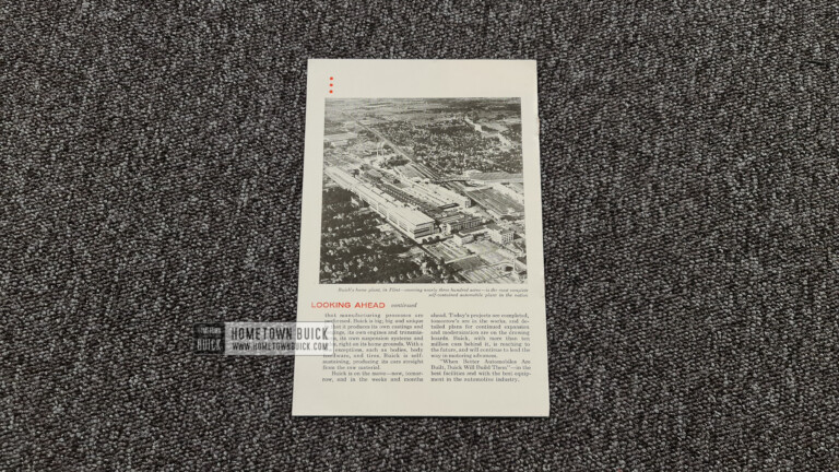 1956 Buick on the Move - Flint Michigan Brochure (ORIGINAL) - Image 5
