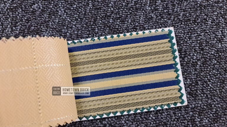 1956 Buick Seat Cover Fabrics Trim Samples (ORIGINAL) - Image 5
