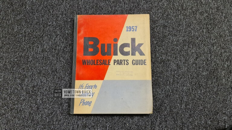 1957 Buick Wholesale Parts Guide (ORIGINAL)